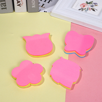 Bloc de notas 3D colorido para oficina escolar de 3x3 pulgadas al por mayor forma bonita creativa publicada Sticky It Note 100 hojas
