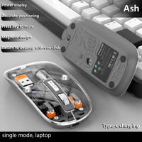 Souris sans fil universelle BT trois modes, souris silencieuse rechargeable, souris sans fil pour ordinateur de bureau et ordinateur portable