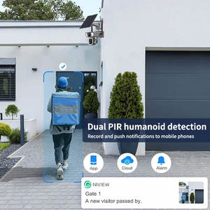 NiView 3-Linsen 10x Zoom 360-Grad Solar PTZ WLAN 4G <span class=keywords><strong>2</strong></span>-in-1 Eingebaute Sicherheitskamera mit 9W Solarpanel und 12000mAh Akku - Product Image 5