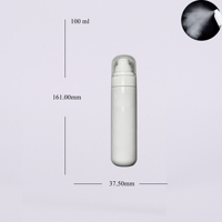 Flacon pulvérisateur en plastique pour soin de la peau personnalisable de 100 ml