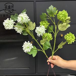 Flor Artificial de Hortensia, Rama Individual, Flor de Seda de Alta Simulación, Decoración para Bodas y Hogar - Product Image 2