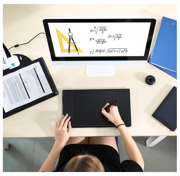 HAVEWAYS Portable LCD Electronic Signature Tablet Drawing Graphics Drawing Tablet