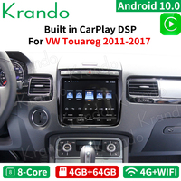 Krando 8,8 ''Android Multimedia Autoradio Radio de coche para Volkswagen Touareg 2011 - 2017 inalámbrico CarPlay coche estéreo pantalla Navi