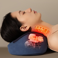 Usine de gros personnalisé pétrissage dos taille cou masseur coussin Vibration cervicale colonne vertébrale oreiller de massage