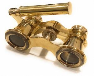 Binoculares de Latón Vintage, Estilo Antiguo, Chapados en Oro, Telescopio de Viaje, Decoración Náutica Coleccionable, Regalo - Product Image 4