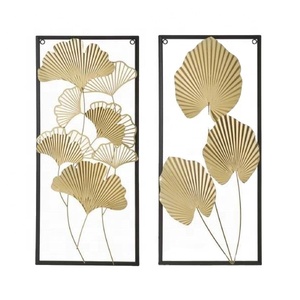 2D 3D moderno Nuevo diseño hogar decorativo oro Metal arte pared Decoración Para sala de estar colgante pared Decoración - Product Image 1