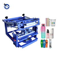 Máquina de Serigrafía Cilíndrica Curva de Un Solo Color de Operación Manual Fácil para Plumas/Vasos/Tazas/Botellas en Venta Caliente