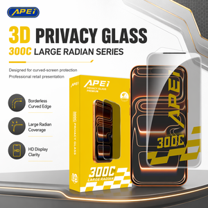 28 °   Protector de Pantalla de Vidrio Templado HD sin Bordes, Privacidad 300CC, Antihuellas, Cobertura Total para iPhone 16 17 18 Air Pro Max - Product Image 1