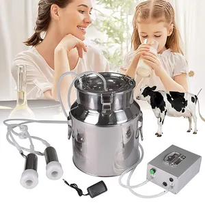 Dairy Farm Equipment Stainless Steel Food Grade 14L Automatic Cow Milk Machine Piston Milking Machines Machine Milking