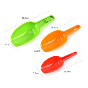 3Pcs Colour Scoops Ice Cubes Bột Khô Thực Phẩm Kẹo Bỏng Ngô Hạt Cà Phê Nhựa Xẻng Và Thức Ăn Vật Nuôi Lưu Trữ Công Cụ - Product Image 2