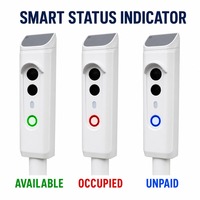 Système de stationnement intelligent le long de la route avec reconnaissance de plaques d'immatriculation, alimenté par énergie solaire, sans fil, étanche IP68, 4G