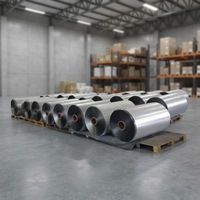Film métallisé en polyester AL Foil/PET VMPET/PE pour matériaux d'isolation en bulles EPE, couche réfléchissante de surface