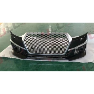 Kit carrosserie pour Audi Q7 2016-2019 Mise à niveau vers <span class=keywords><strong>RSQ7</strong></span> Comprend Pare-chocs avant ABS Grille Diffuseur arrière Tuyaux de queue - Product Image 2