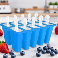 Moule à glace en silicone de qualité alimentaire en gros, moule à bâtonnets glacés maison en silicone