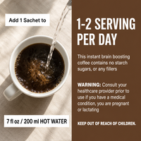 Café aux champignons bio 8 en 1 Crinière de lion, Ganoderma Lucidum, Champignon trompette, Reishi, Calm, 150g, Fournisseur de marque privée
