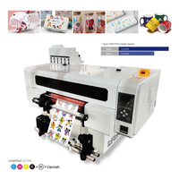 Nouveau Funsun A3 One Pass UV 302 & 303 Machine d'imprimante UV à plat 60cm imprimante UV DTF imprimante à jet d'encre à passage unique imprimante à plat