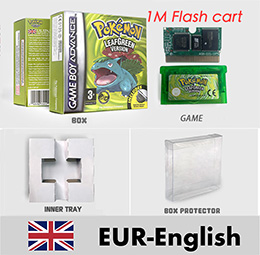 EUR leafgreen 1M Flash cart box