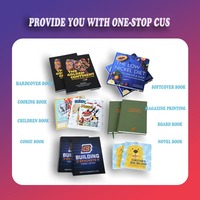 King Fu kustom sampul keras mengikat tahan lama sampul keras memasak buku layanan ukuran kustom buku cetak Menu cetak