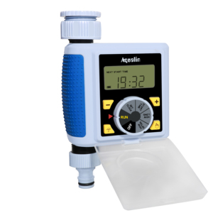 Aqualin Analogue Garden Irrigation Controller with Rain Gauge Battery Operated Automatic Watering <b>Timer</b> System - Product Image 3
