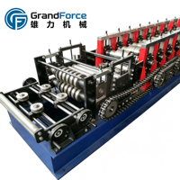 Máquina Perfiladora de Vigas GrandForce, Totalmente Automática, de Alta Velocidad (10-25m/min), Compacta, con Control PLC y Pantalla Táctil, para Producción Completa
