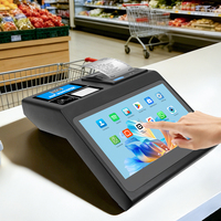 Sistema POS de 11.6 Pulgadas con Windows 11, Impresora Integrada de 80 mm, Escáner Automático, NFC, Metálico, para Pequeños Comercios, Máquina POS Integrada