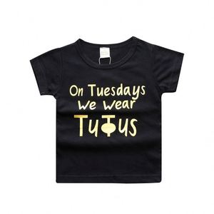 Ropa de Verano para Bebés Niñas, Sudadera de Algodón a la Moda, Camiseta de Manga Corta para Recién Nacidos - Product Image 4