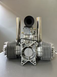 Moteur à essence <span class=keywords><strong>ZAQ</strong></span> pour avion modèle réduit RC 170CC Chine, aile composite, bicylindre, 2 temps, UAV 17,8 CV, cylindre en aluminium refroidi - Product Image 3