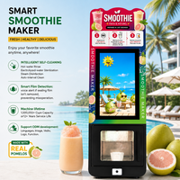 Distributeur automatique de smoothies personnalisé avec logo et personnalisation multilingue OEM