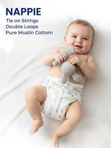 ชุดของขวัญสำหรับเด็กแรกเกิด ผ้ามุสลินเนื้อนุ่ม ลายลูกศร ระบายอากาศได้ดี ชุดของใช้จำเป็นสำหรับทารก เหมาะสำหรับการดูแลประจำวันและเป็นของขวัญ - Product Image 4