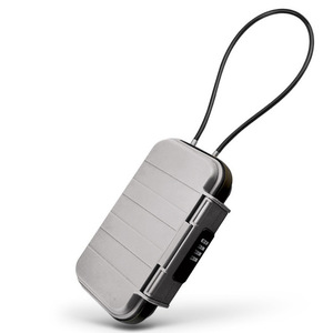 Tùy Chỉnh OEM Mini An Toàn Kết Hợp Khóa Với Có Thể Tháo Rời Dây Dây Không Thấm Nước Chống Trộm Hộp An Ninh Màu Xám - Product Image 1