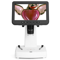 New Item 7.0 Inch IPS Panel Stand Alone Digital Microscope with Polarizer 20X - 220X 4.0 MP