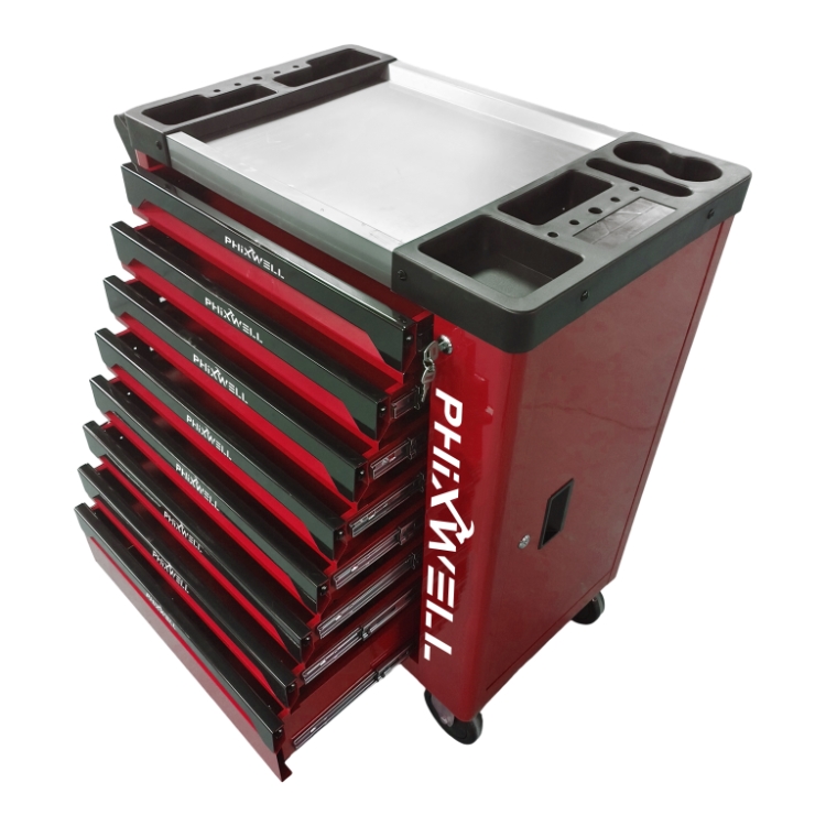 PHIXWELL Garage 8 Drawer Tool Cabinet - Heavy Duty & Customizable