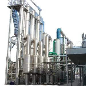 Harga murah industri multi-efek falling film evaporator untuk lini produksi jus buah