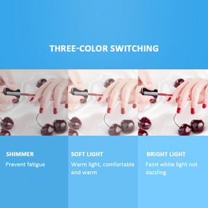 2023 salón de cuidado de la piel lupa de piso lámpara de cristal luz Led con 8X lupa de cristal para extensión de pestañas lámpara estética - Product Image 6