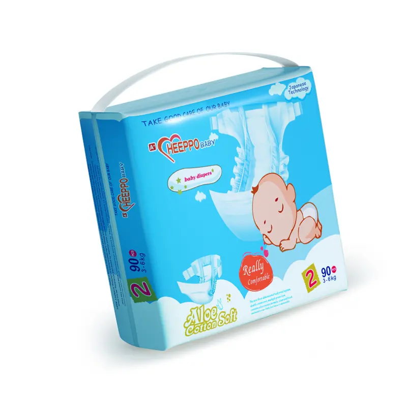 Hot Sale Cheap Price Disposable Baby Diaper with Wetness Indicator Korea Popular Wholesale Cloth Diaper Baby Diapers