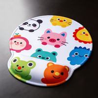 Mini tapis de souris rond pour bureau, boîte cadeau, tissu mat, texture lisse, pour étudiants, kit d'accessoires pour ordinateur de bureau