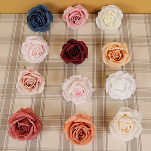 Cabezas de Rosa de Seda Artificial Ruilisi de 10 cm, Decoración para Bodas, Material Floral, Decoración para Paredes de Flores, Decoración para el Hogar - Product Image 1