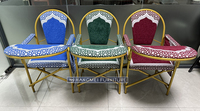Chaise de prière islamique pliable moderne en fer pour église/mosquée, idéale pour salon et hôpital – Mobilier commercial portable en gros