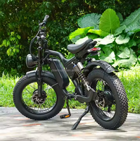 Bicicleta de Montaña Eléctrica con Cuadro de Aluminio y Suspensión Trasera, Neumáticos Anchos, 750W/1500W, para Adultos