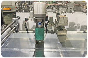 Tùy Chỉnh Tự Động Ép Đứng Lên Túi Nhựa Máy Lỏng Uống Bao Bì Doypack Zipper Spout Pouch Bag Making Machine - Product Image 3