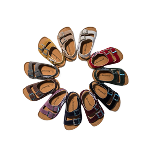 Sandales d'été en cuir pour garçons et filles pour enfants Chaussures de plage pour enfants Sports doux antidérapant Casual Toddler 2-12 Years - Product Image 1