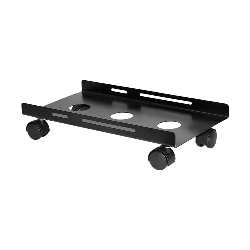 Hot selling computer host CPU rack mobile stand rack under desk shelf