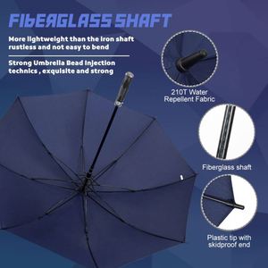 Parapluie de voyage automatique pour animaux de compagnie, double couche, design moderne, avec armature en fibre de verre, protection solaire pour restaurant - Product Image 2