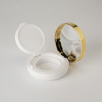 Avec cuir en gros 15g rond en forme de coussin Air bb cas vide fondation cas coussin compact cc coussin cas pour liquide fo