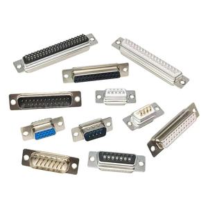 Connecteur série <span class=keywords><strong>DB9</strong></span>/15/25/37 mâle-femelle de type filaire, double rangée, avec connecteur VGA, <span class=keywords><strong>port</strong></span> COM, à broches, contact en laiton, pour montage sur circuit imprimé - Product Image 2