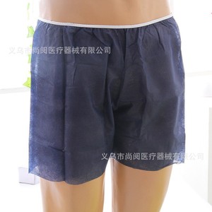 Boxers jetables non tissés pour hommes, taille mi-haute, pour spa, sauna, bain, noirs - Product Image 4