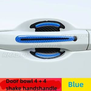 Juego de 8 Protectores para Manijas de Puerta de Coche, Adhesivos Reflectantes para Protección de la Manija y la Zona de la Puerta, Adhesivos Antiarañazos y de Advertencia - Product Image 1