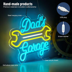 Letrero <span class=keywords><strong>de</strong></span> Neón LED para Garaje <span class=keywords><strong>de</strong></span> Papá, Luz <span class=keywords><strong>de</strong></span> Neón 'Check Engine', Letrero Luminoso para Motor, Decoración para Garaje <span class=keywords><strong>de</strong></span> Autos, Taller <span class=keywords><strong>de</strong></span> Reparación <span class=keywords><strong>de</strong></span> Automóviles, Cueva del Hombre - Product Image 3