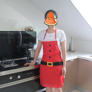 <span class=keywords><strong>Delantal</strong></span> <span class=keywords><strong>de</strong></span> <span class=keywords><strong>cocina</strong></span> <span class=keywords><strong>de</strong></span> Navidad <span class=keywords><strong>rojo</strong></span> para niños y adultos, accesorios para disfraces <span class=keywords><strong>de</strong></span> Navidad, para Navidad, para Navidad - Product Image 5