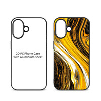 Nouveau 2D PC plaque d'aluminium blanc Sublimation étuis pour téléphone portable pour iPhone 13 12 11 Promax XR XS MAX accessoires en gros